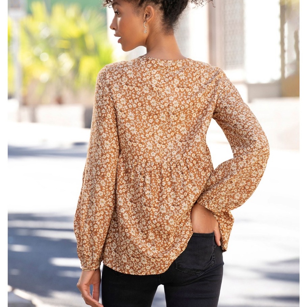 Lascana floral boho blouse - Picture 2 of 11